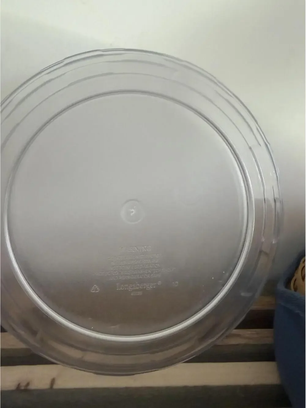 Longaberger 2003 Serve Around Basket Denim Liner, Lid and Protector set. EUC